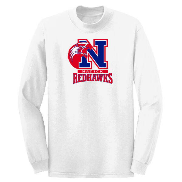 NATICK PS - Adult Long Sleeve 5.4 oz. 100% Cotton T Shirt Thumbnail