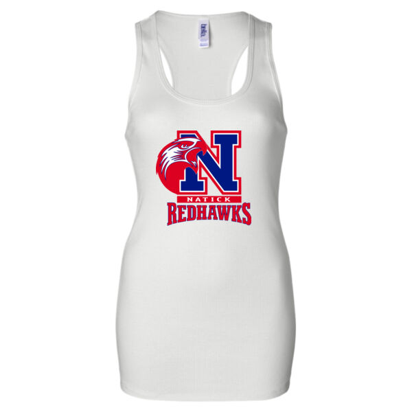 NATICK PS - Ladies' 2×1 Rib Racerback Longer Length Tank Thumbnail