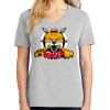 Ladies Core Cotton V Neck Tee Thumbnail
