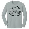 Youth Long Sleeve 5.4 oz 100% Cotton T Shirt Thumbnail
